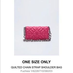 Pink chain purse